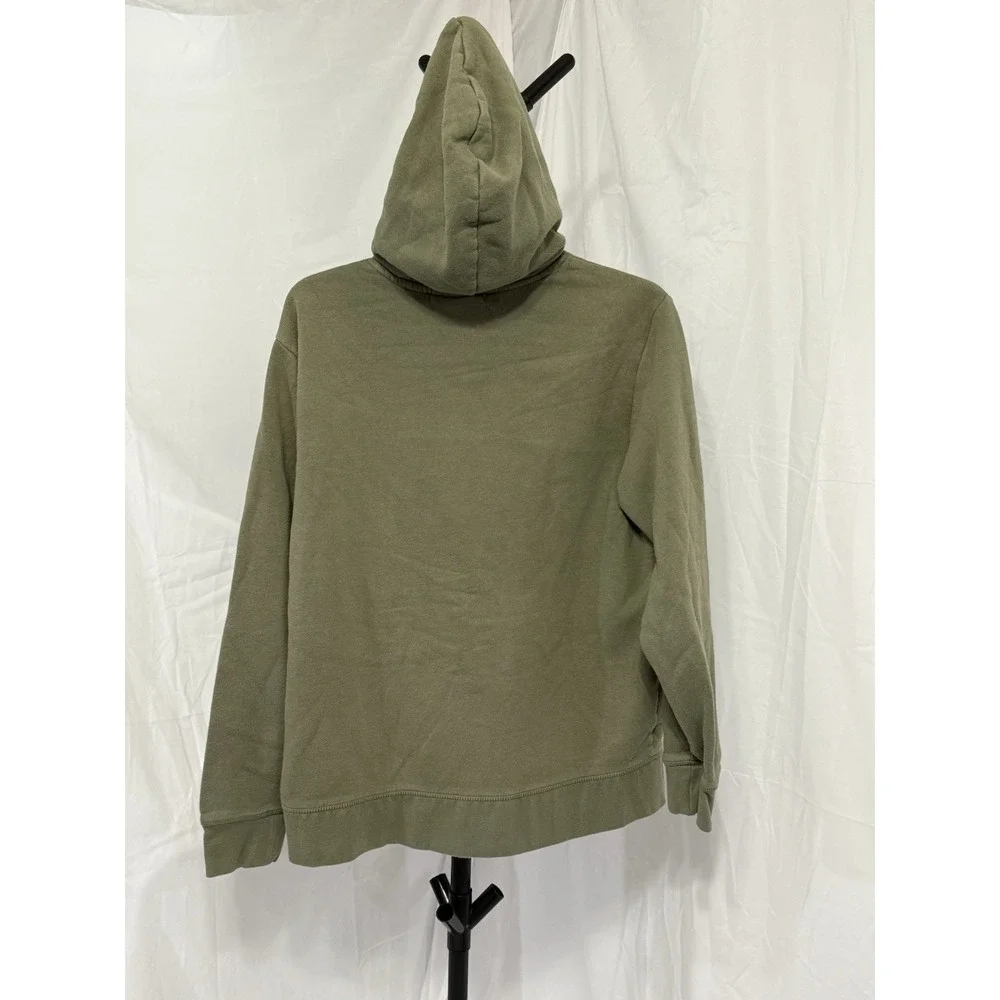 Reebok Classic Hoodie Green Size‎ Medium Fleece Activewear Sweatshirt Top